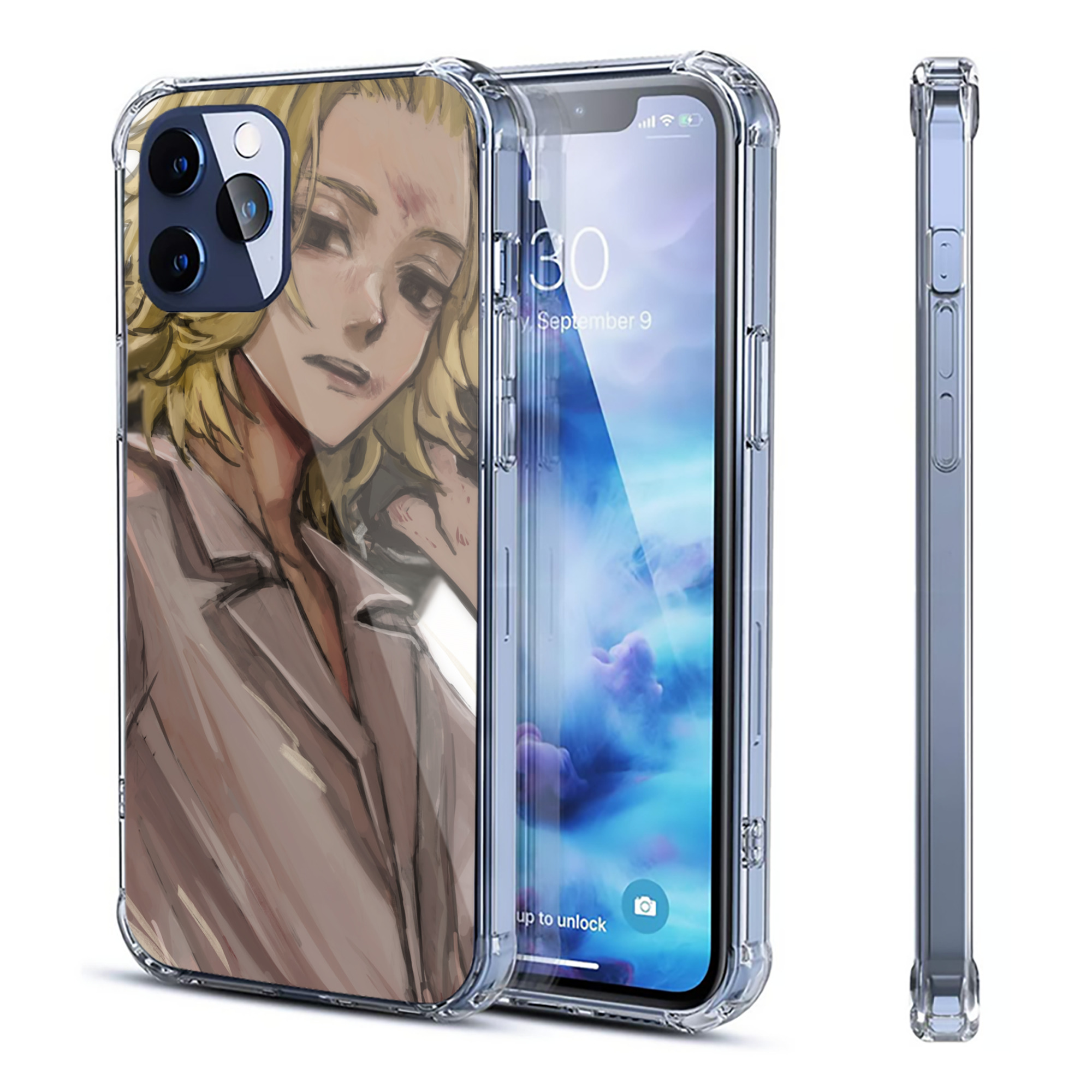 （画像用） 東京リベンジャーズ Tokyo Revengers 【iPhone 12シリーズ対応】透明スマホケース（クリアソフトケース）